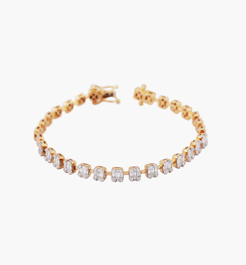 Sawansukha Diamond Ladies Chain Bracelet