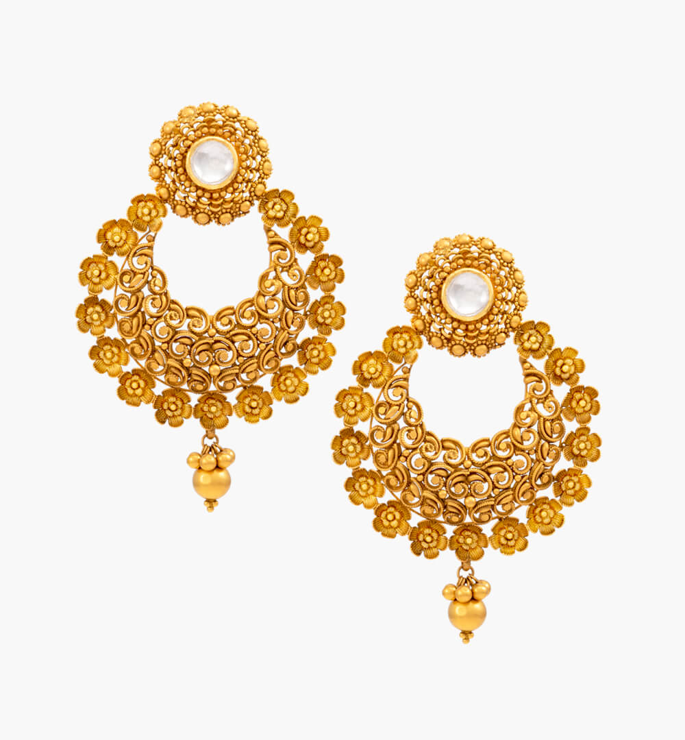 Sawansukha Gold Earring