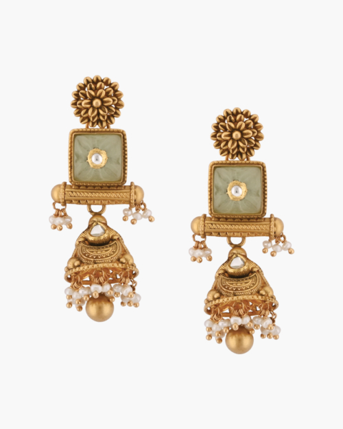 Buy Vaibhav Jewellers 22K Antique Gold Hangings 135VG4545 Online from  Vaibhav Jewellers
