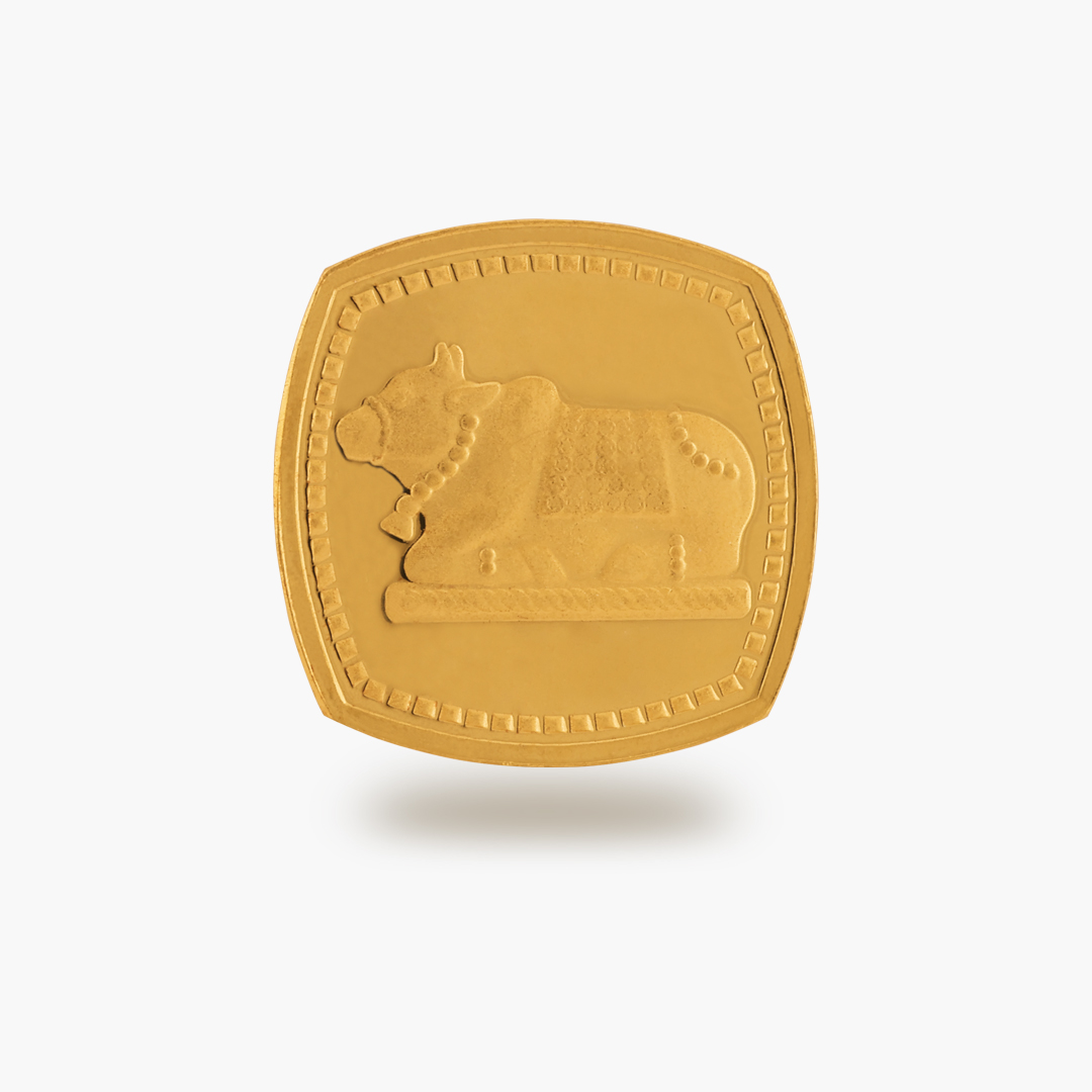 Nandi by Sawansukha-995 gold coin