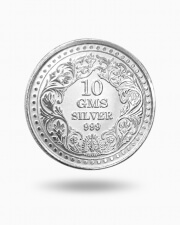 Buy 999 Fine Silver Coin 10 Gram at the Lowest Price in India