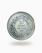 Buy 999 Fine Silver Coin 10 Gram at the Lowest Price in India
