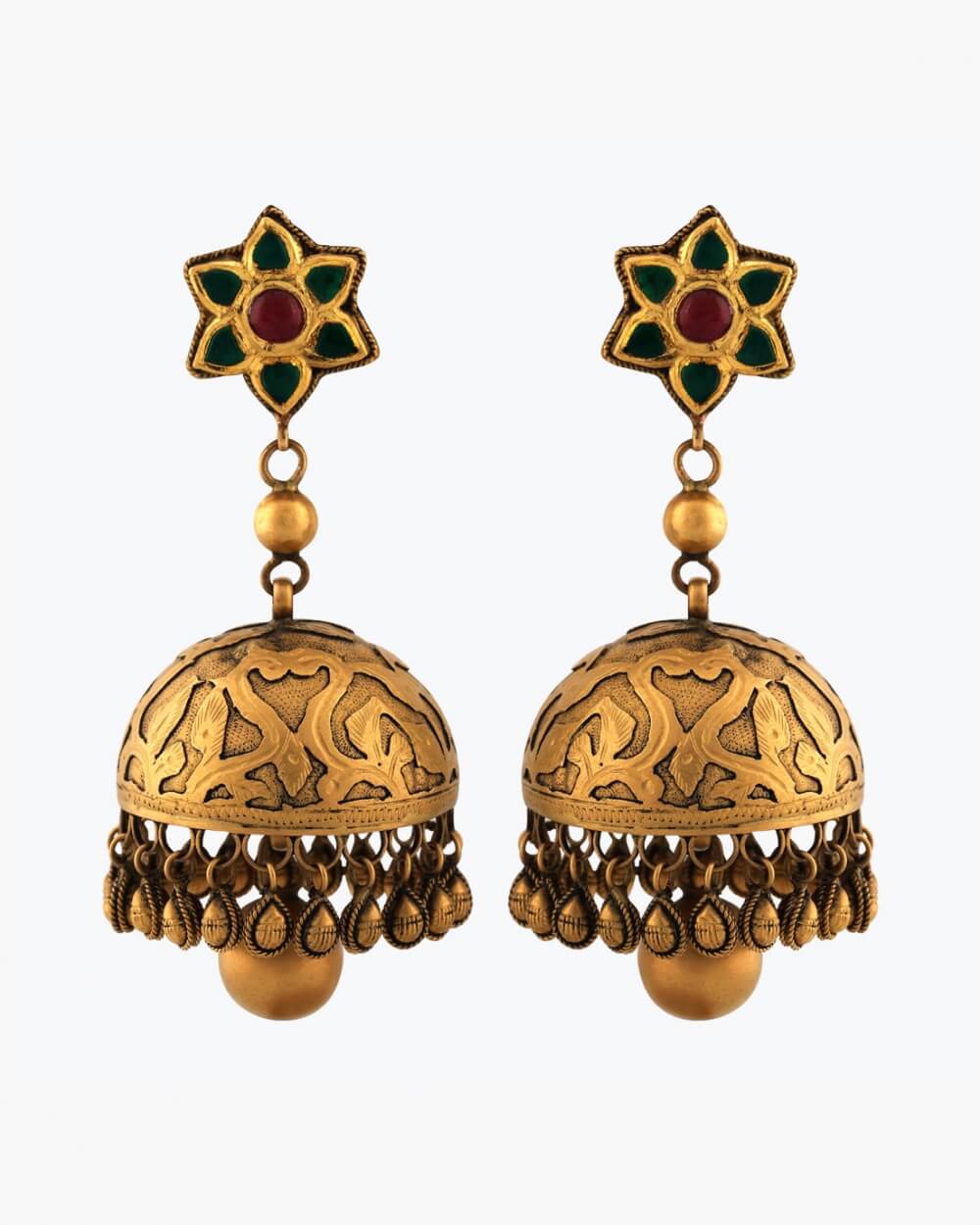 Sawansukha Antique Jhumka