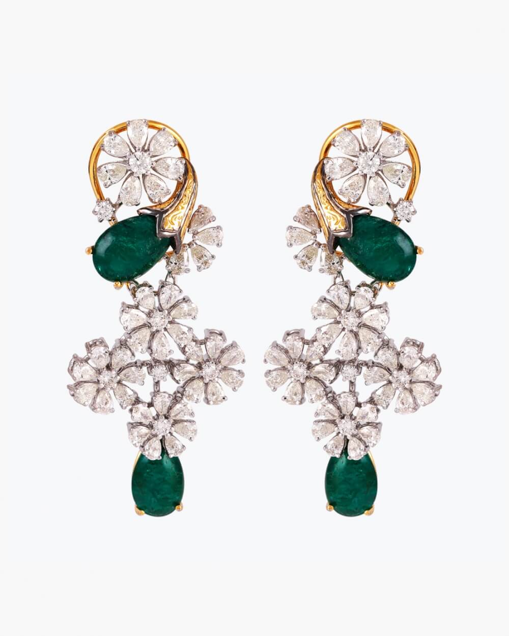 Sawansukha Diamond ColourStone Earring