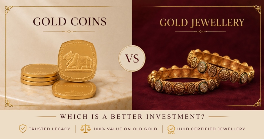 Gold Coins vs Gold Jewellery